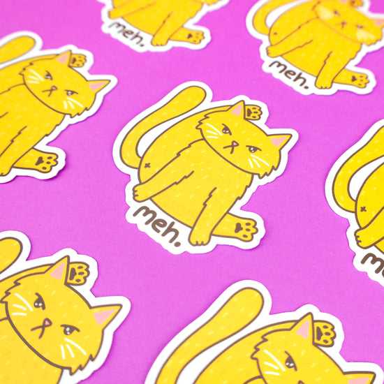 Meh Cat Sticker
