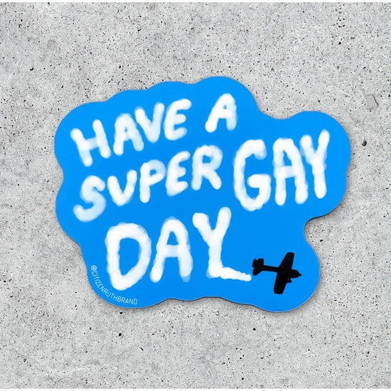 Super Gay Day Sticker