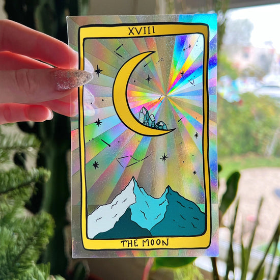 Moon Tarot Card Suncatcher