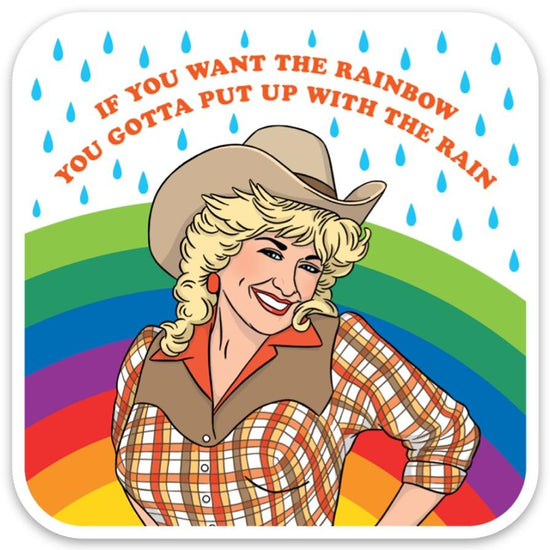 Dolly Rainbow Sticker