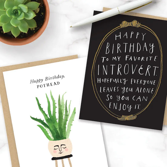 To My Favorite Introvert Birthday Card