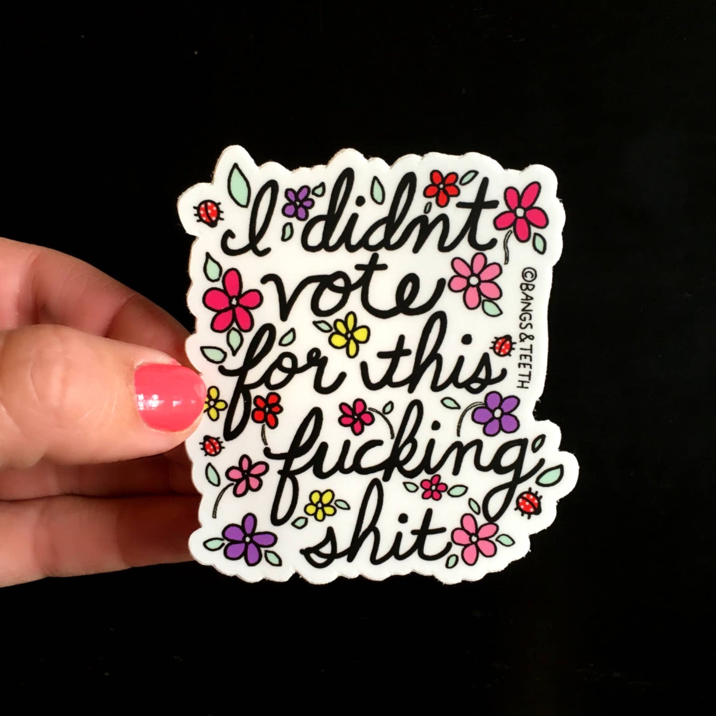 I Didn't Vote For This Sticker