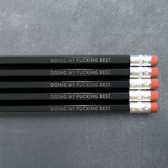 Doing My Fucking Best Pencil Set - 5 pk