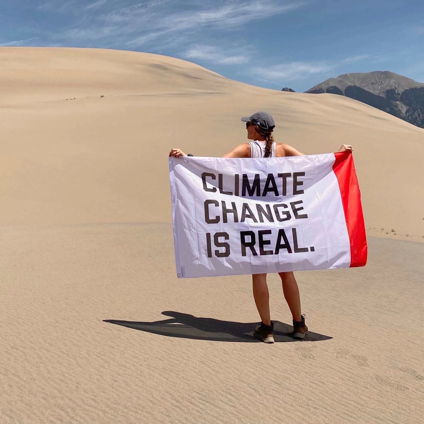 Load image into Gallery viewer, Climate Change Is Real Flag
