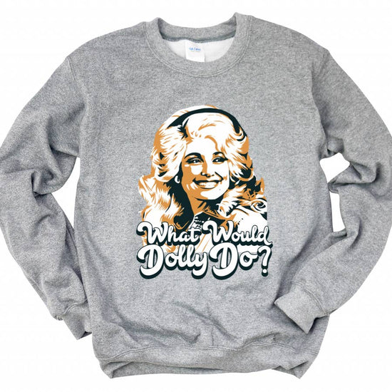 Load image into Gallery viewer, What Would Dolly Do Unisex Sweatshirt
