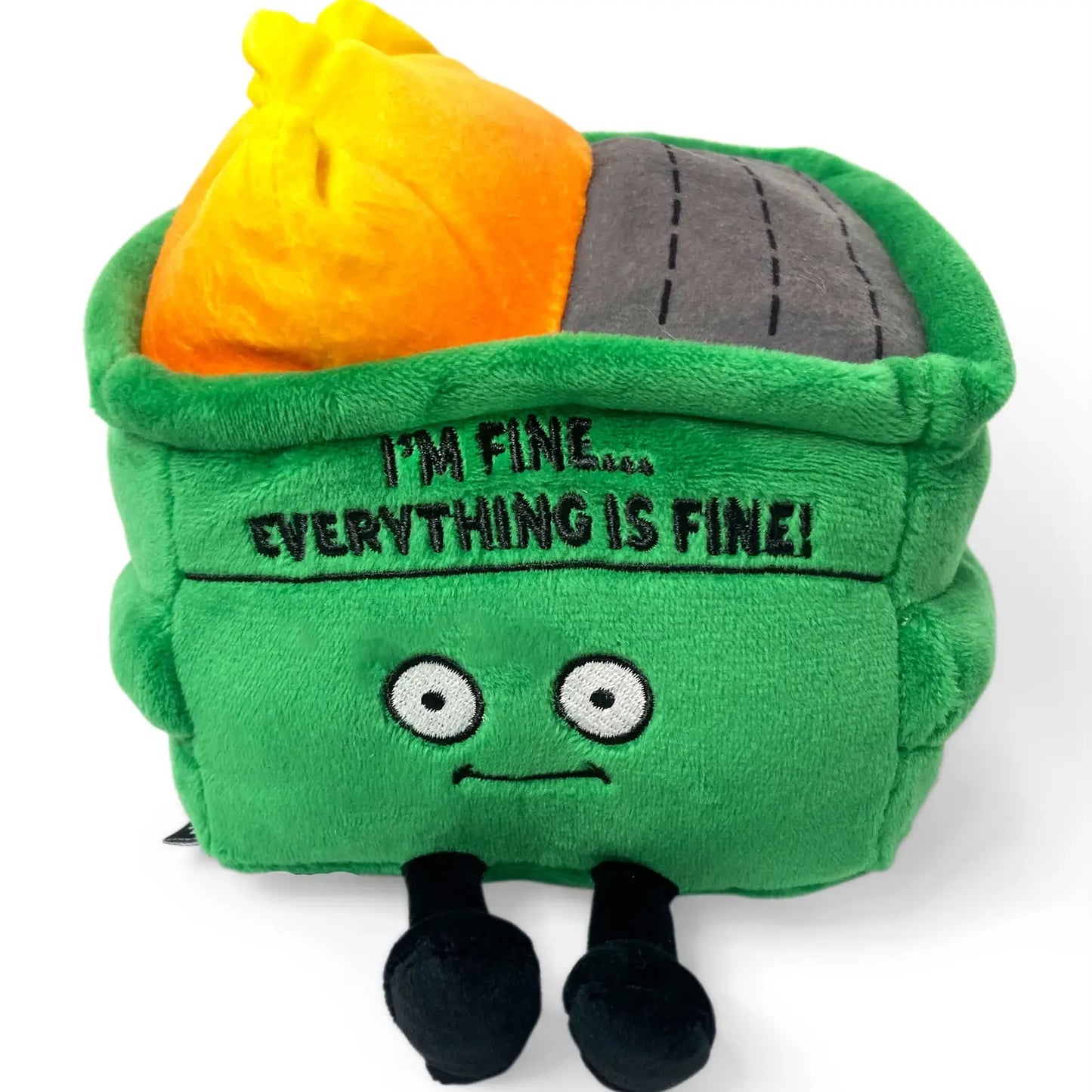 Load image into Gallery viewer, &amp;quot;I&amp;#39;m Fine… Everything&amp;#39;s Fine&amp;quot; Plushie
