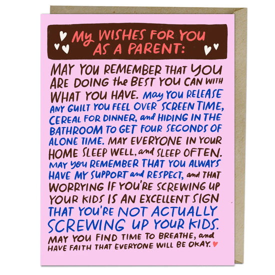 Wishes for You as a Parent Card