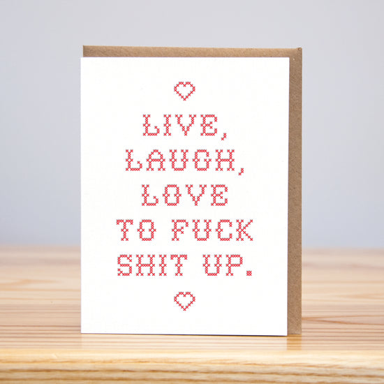 Load image into Gallery viewer, Live Laugh Love Card
