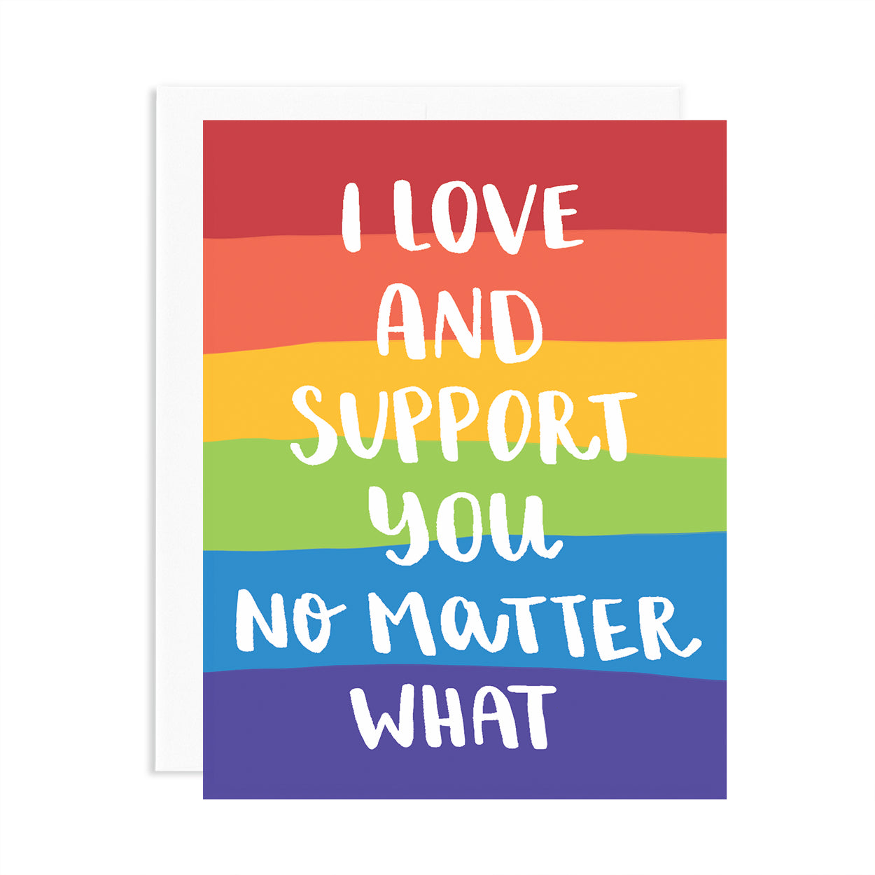 Load image into Gallery viewer, Love and Support You No Matter What LGBTQ Card
