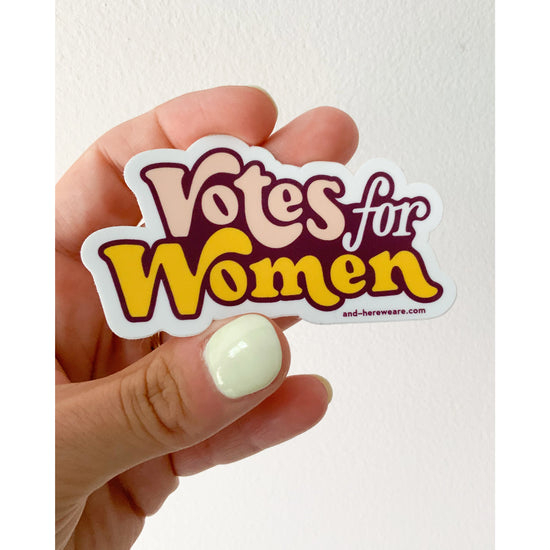 Load image into Gallery viewer, Votes For Women Sticker
