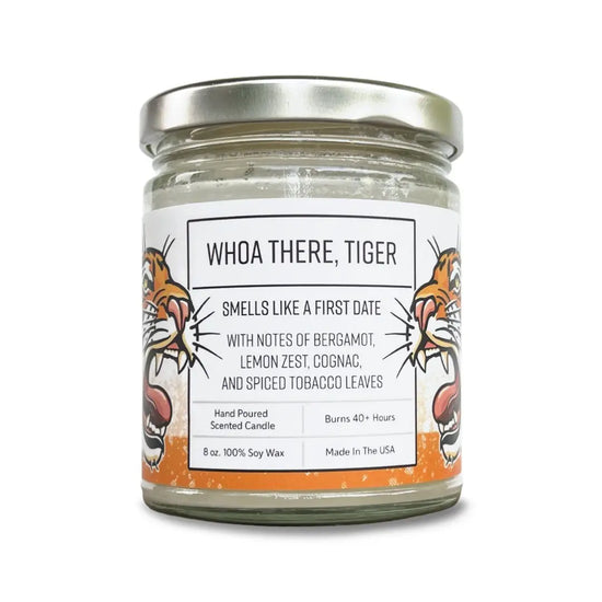 Load image into Gallery viewer, Whoa There Tiger Soy Candle
