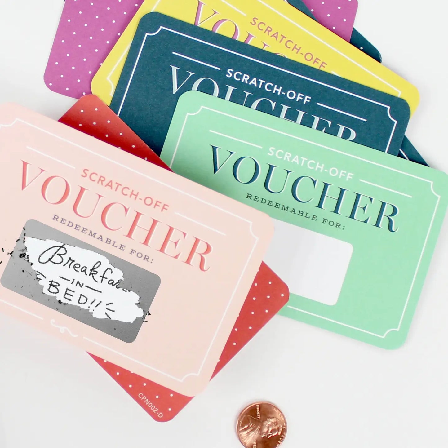 Scratch-off Vouchers For Any Occasion - 12 pk