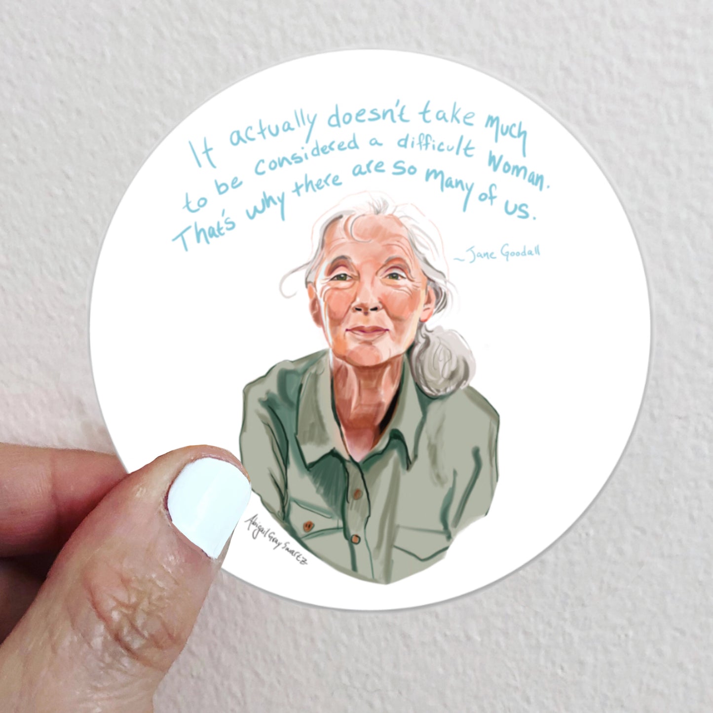 Load image into Gallery viewer, Jane Goodall Sticker
