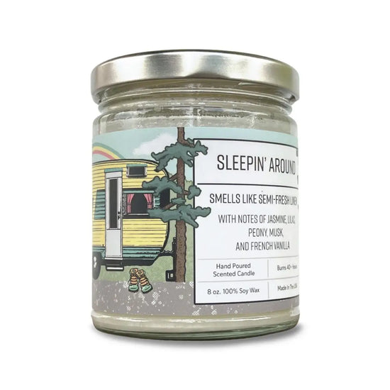 Load image into Gallery viewer, Sleepin&amp;#39; Around Soy Candle
