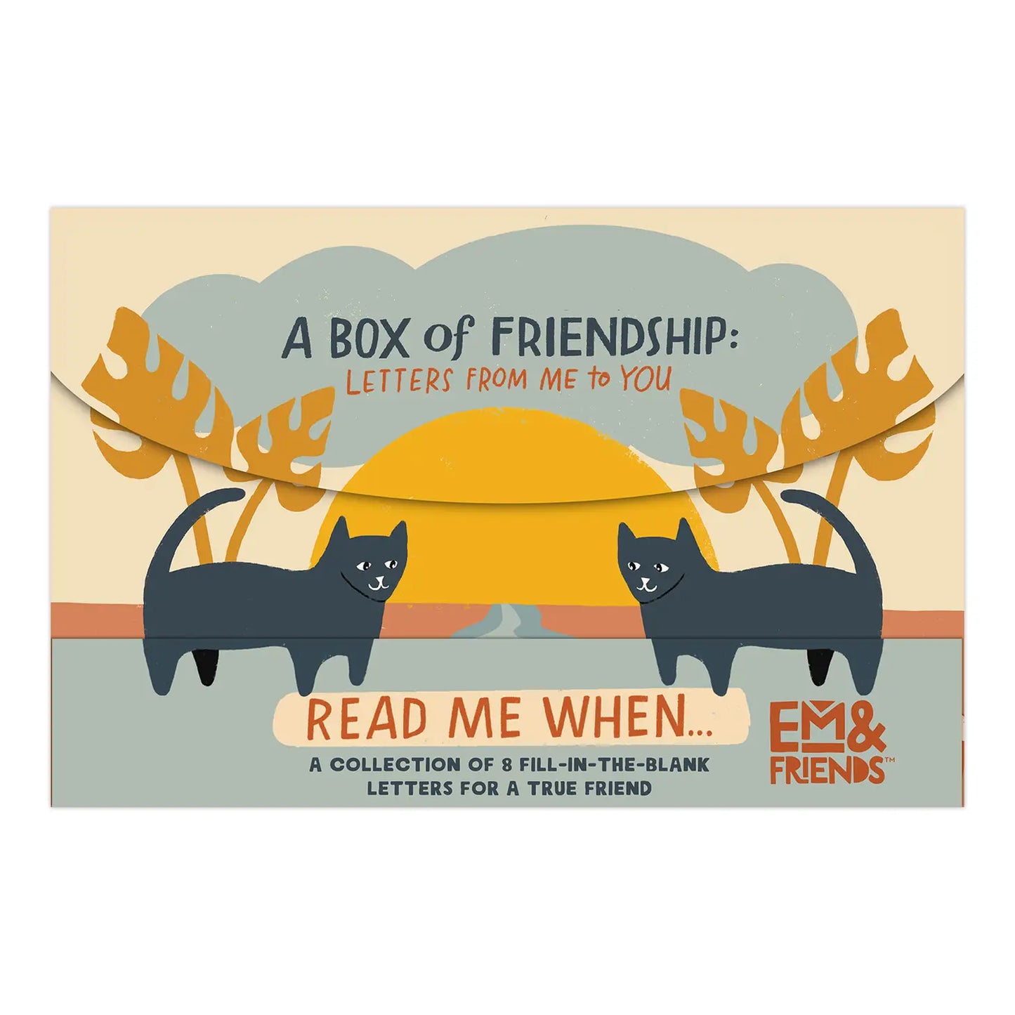A Box of Friendship Fill in the Blank Read Me When Letters