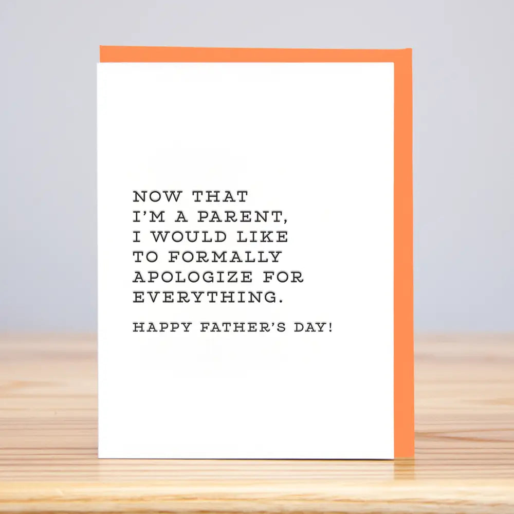 Load image into Gallery viewer, Formally Apologize Father&amp;#39;s Day Card
