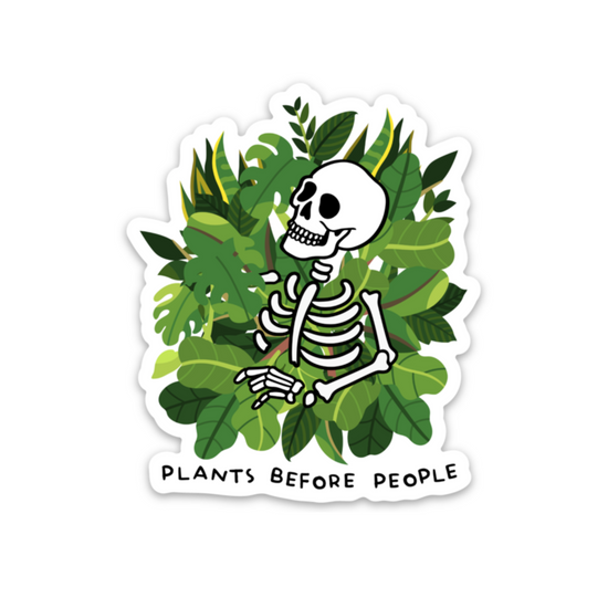 Plants Before People Sticker