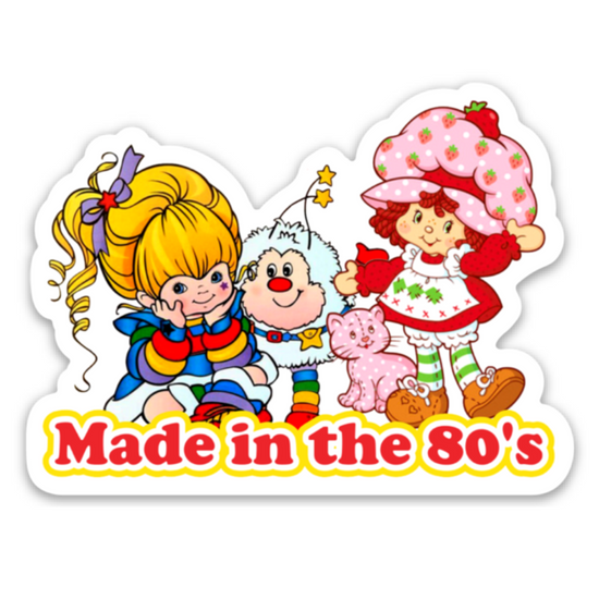 Made in the 80's sticker