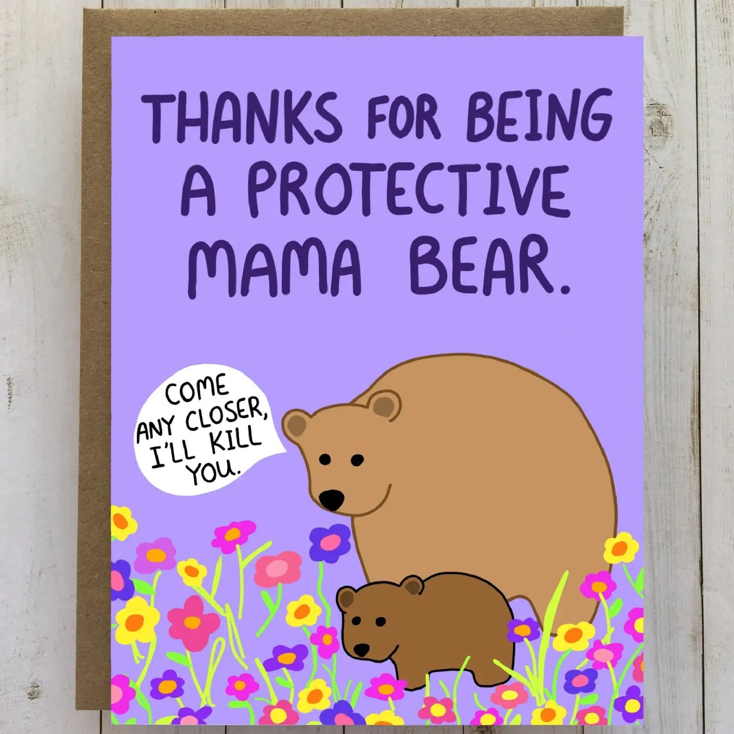 Protective Mama Bear Card