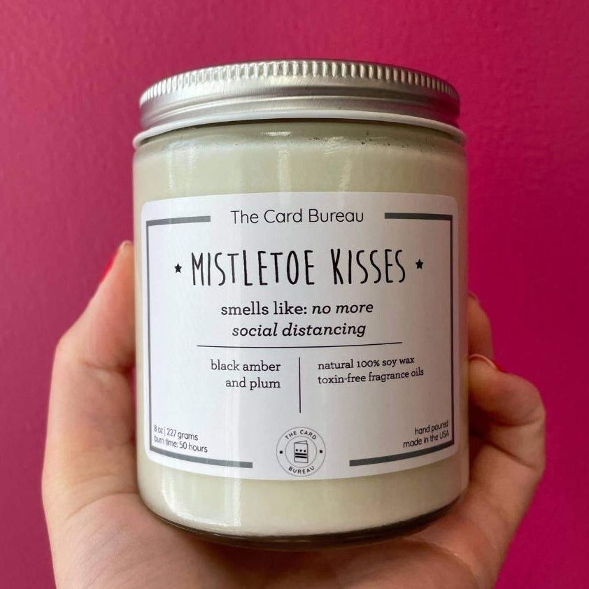 Mistletoe Kisses Holiday Soy Candle