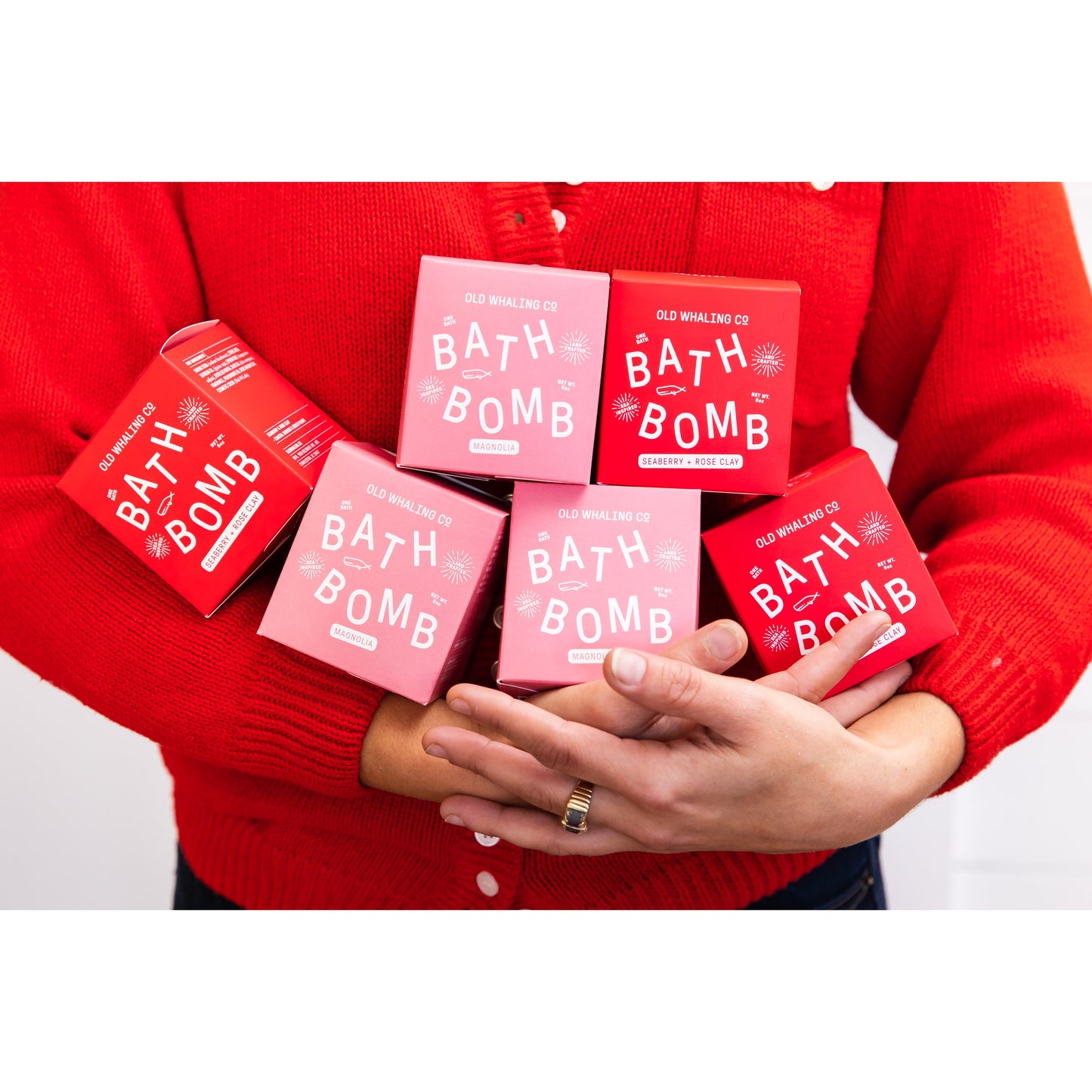 Seaberry & Rose Clay Bath Bomb