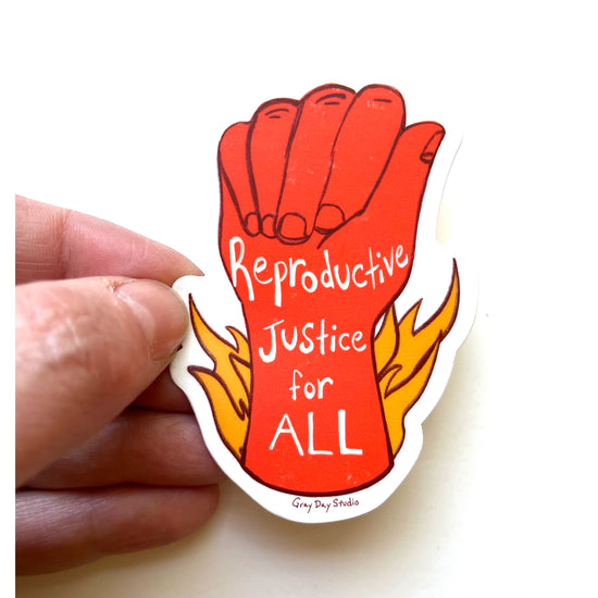 Load image into Gallery viewer, Reproductive Justice for All Sticker
