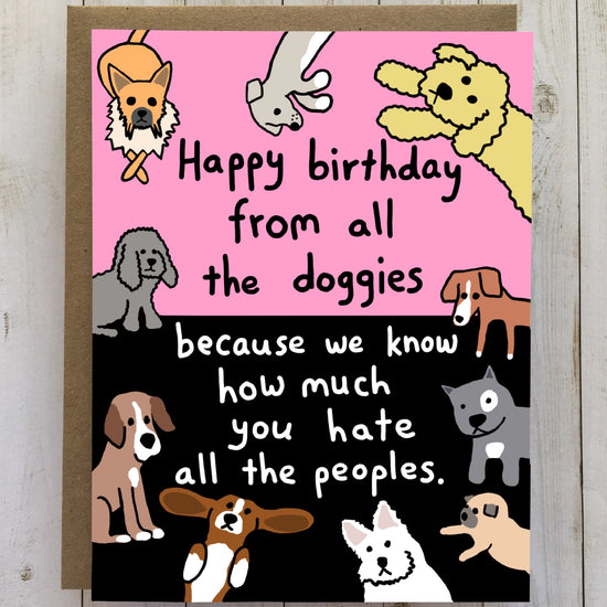 Happy Birthday From All The Doggies