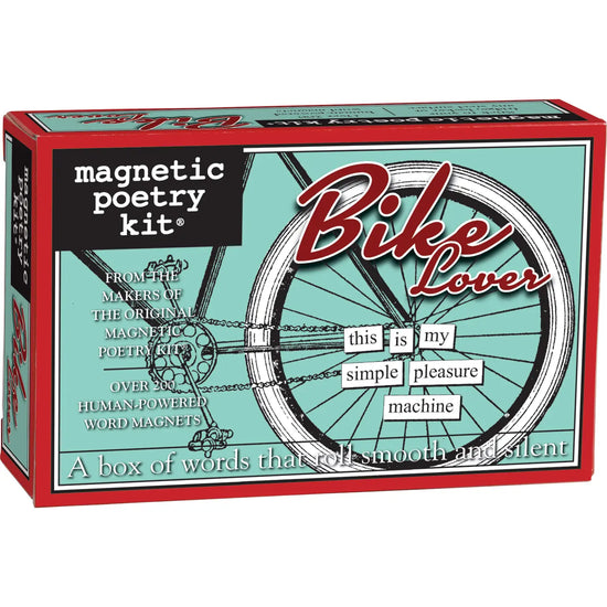 Bike Lover Magnetic Poetry Kit