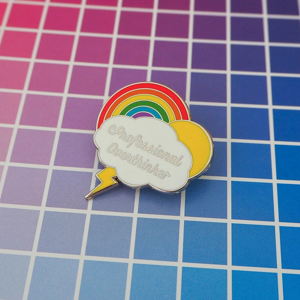 Professional Overthinker Enamel Pin