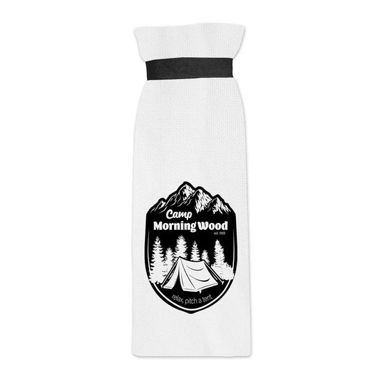 Camp Morning Wood Terry Towel