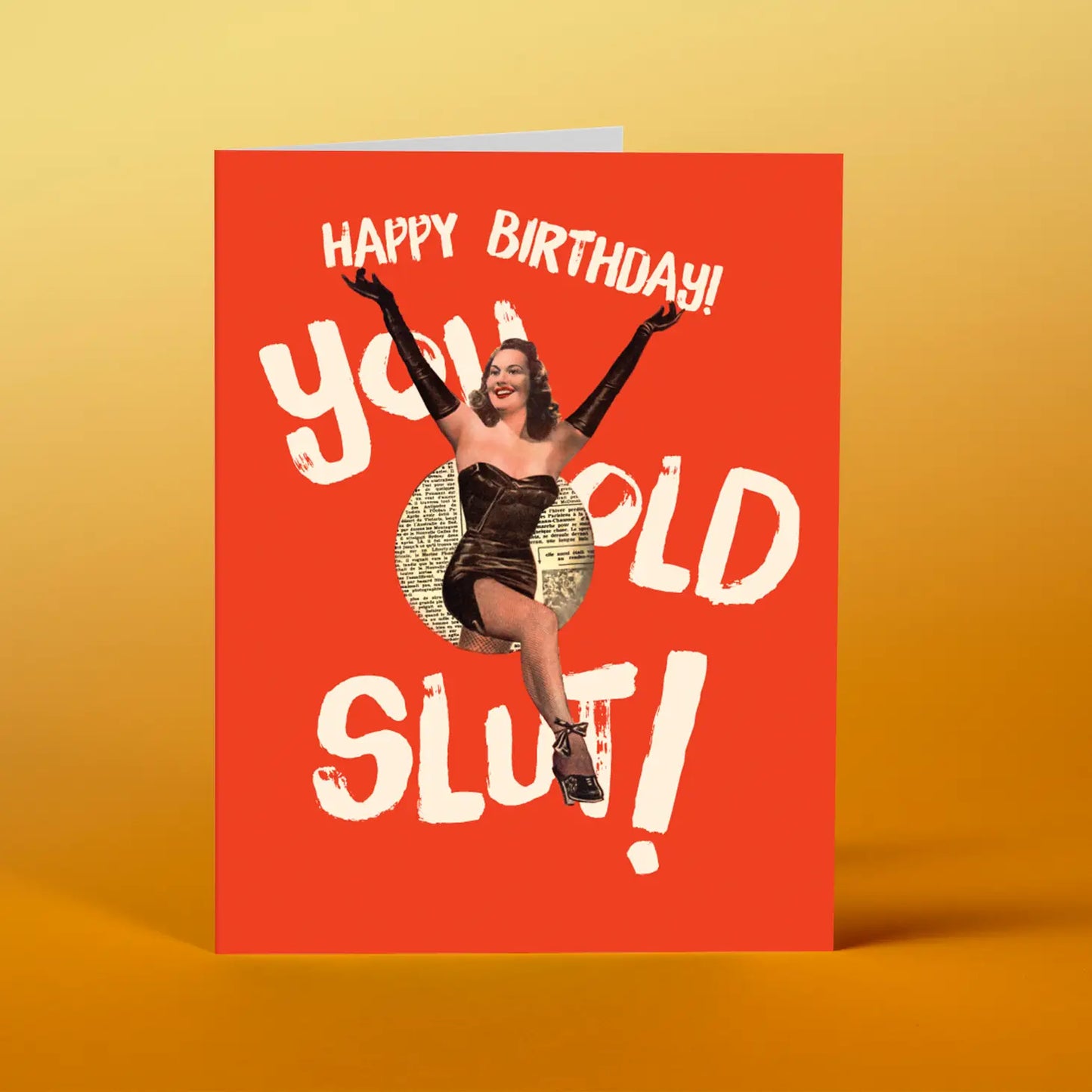 Happy Birthday You Old Slut Card