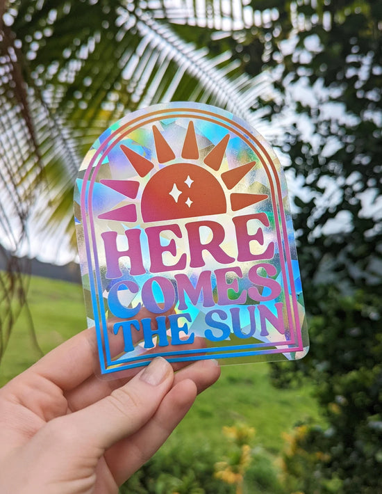 Load image into Gallery viewer, Here Comes the Sun Rainbow Suncatcher
