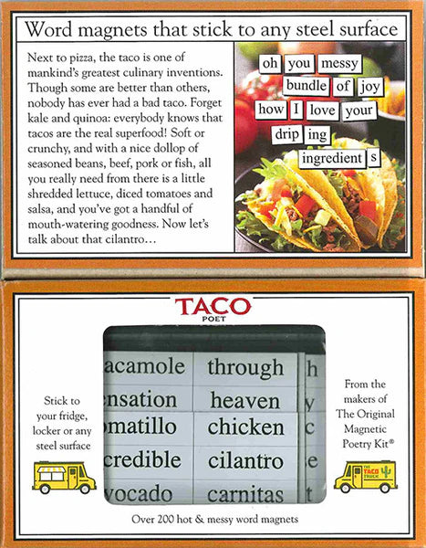 Load image into Gallery viewer, Taco Poet Magnetic Poetry Kit
