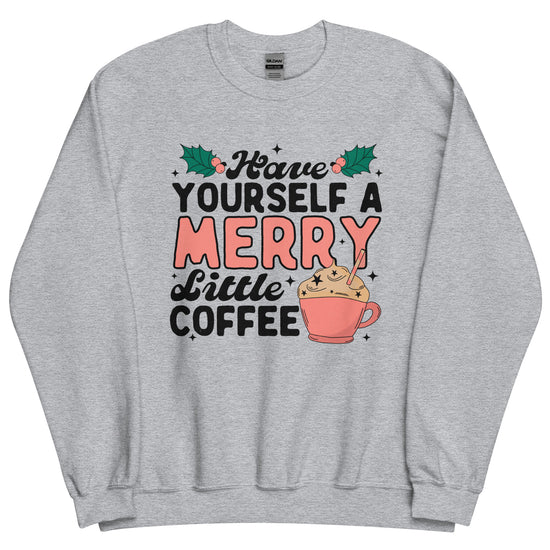 Load image into Gallery viewer, Merry Little Coffee Unisex Sweatshirt
